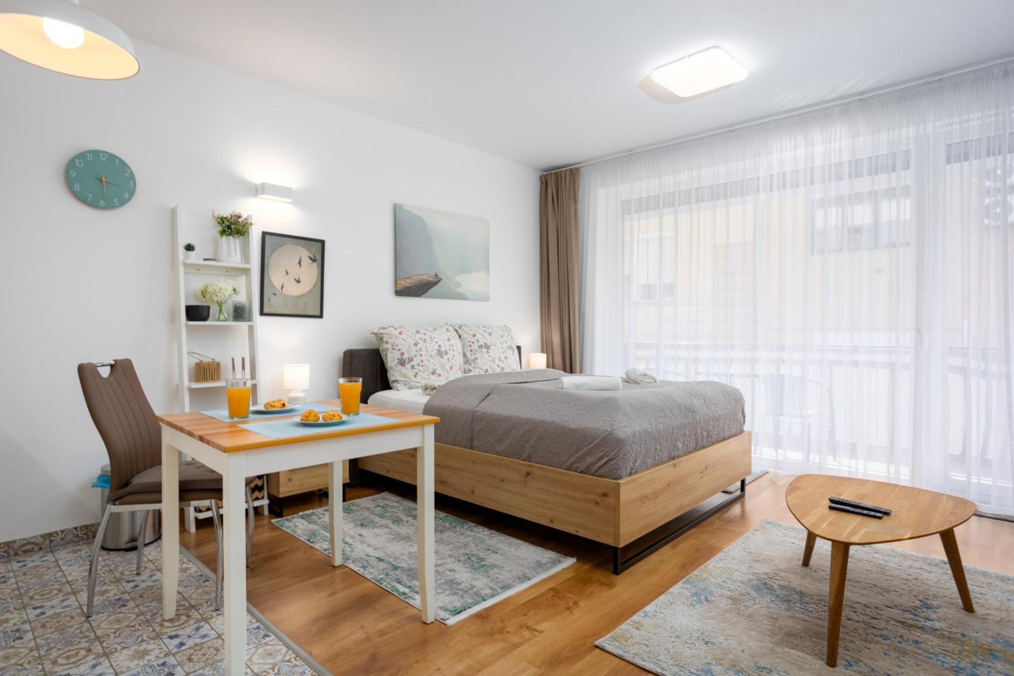 Appartement Vivid With Balcony With Free Private Parking Boedapest